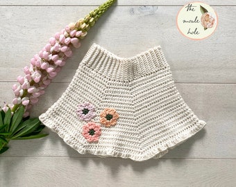 CROCHET PATTERN PDF- Flower Fairy Skirt/ Crochet Skirt/ Summer Pattern/ Girl's Skirt/  Toddler Skirt/ Summer Crochet/  Crochet Patter