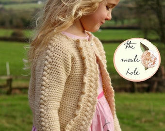 Häkelanleitung Cardigan Cardigan im Landhausstil (PDF-Häkelanleitung)