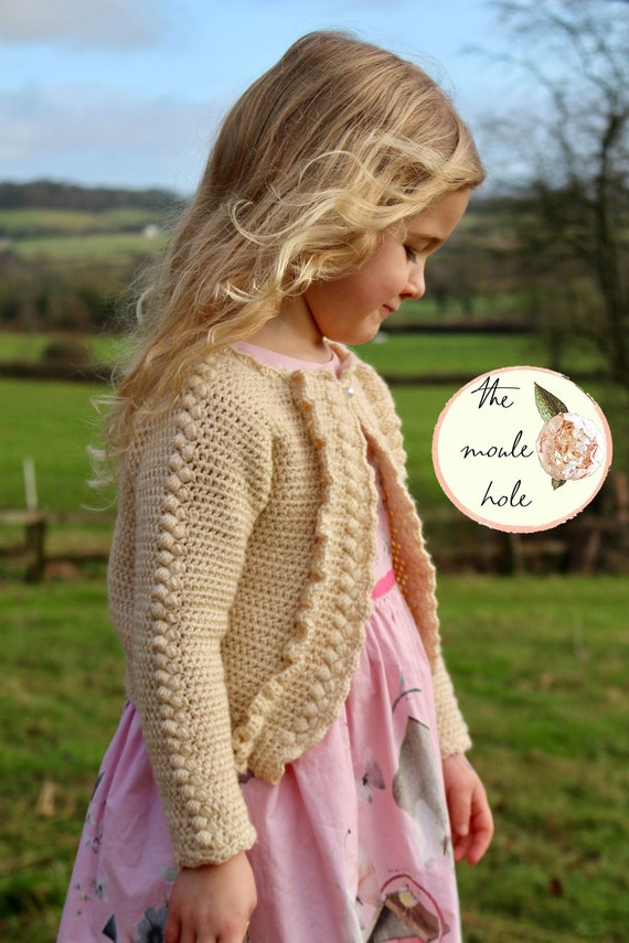 Pink Vanilla Stone Crochet Long Sleeve Top