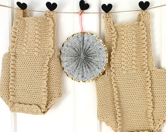 Crochet Baby Romper Pattern: Countryside Style (PDF)