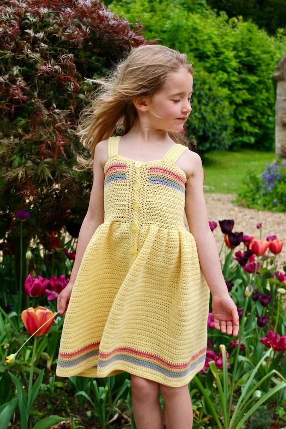 white christmas dresses Rainbow Dress Crochet Pattern – The Moule Hole