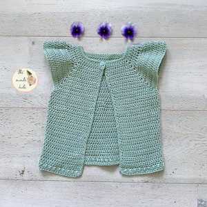 CROCHET PATTERN PDF-The Summer Breeze Top/ Crochet Summer Pattern/ Beginner Crochet Pattern/ Easy/ Crochet for Toddlers/ Crochet Shirt image 1