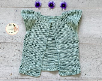 CROCHET PATTERN PDF-The Summer Breeze Top/ Crochet Summer Pattern/ Beginner Crochet Pattern/ Easy/ Crochet for Toddlers/ Crochet Shirt