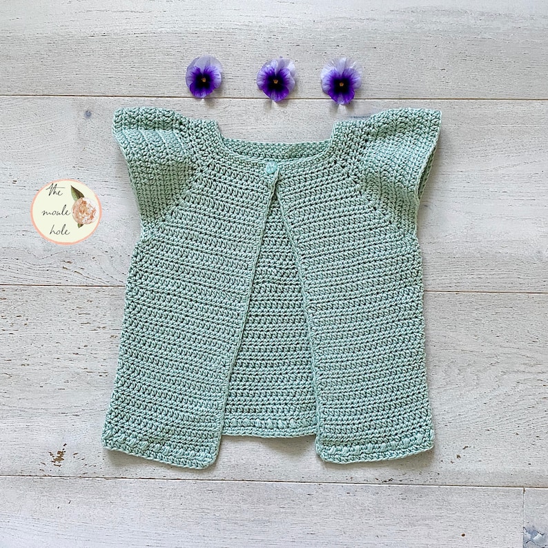 CROCHET PATTERN PDF-The Summer Breeze Top/ Crochet Summer Pattern/ Beginner Crochet Pattern/ Easy/ Crochet for Toddlers/ Crochet Shirt image 1