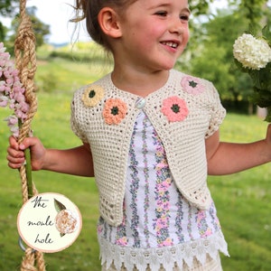 CROCHET PATTERN PDF Flower Fairy Shrug & Skirt Set/ Crochet Bolero ...