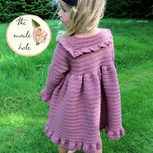 CROCHET JACKET PDF-Jane Jacket//Crochet Sweater Pattern//Crochet Jacket Pattern//Crochet for Girls//Crochet Cardigan Pattern//Crochet Baby image 6