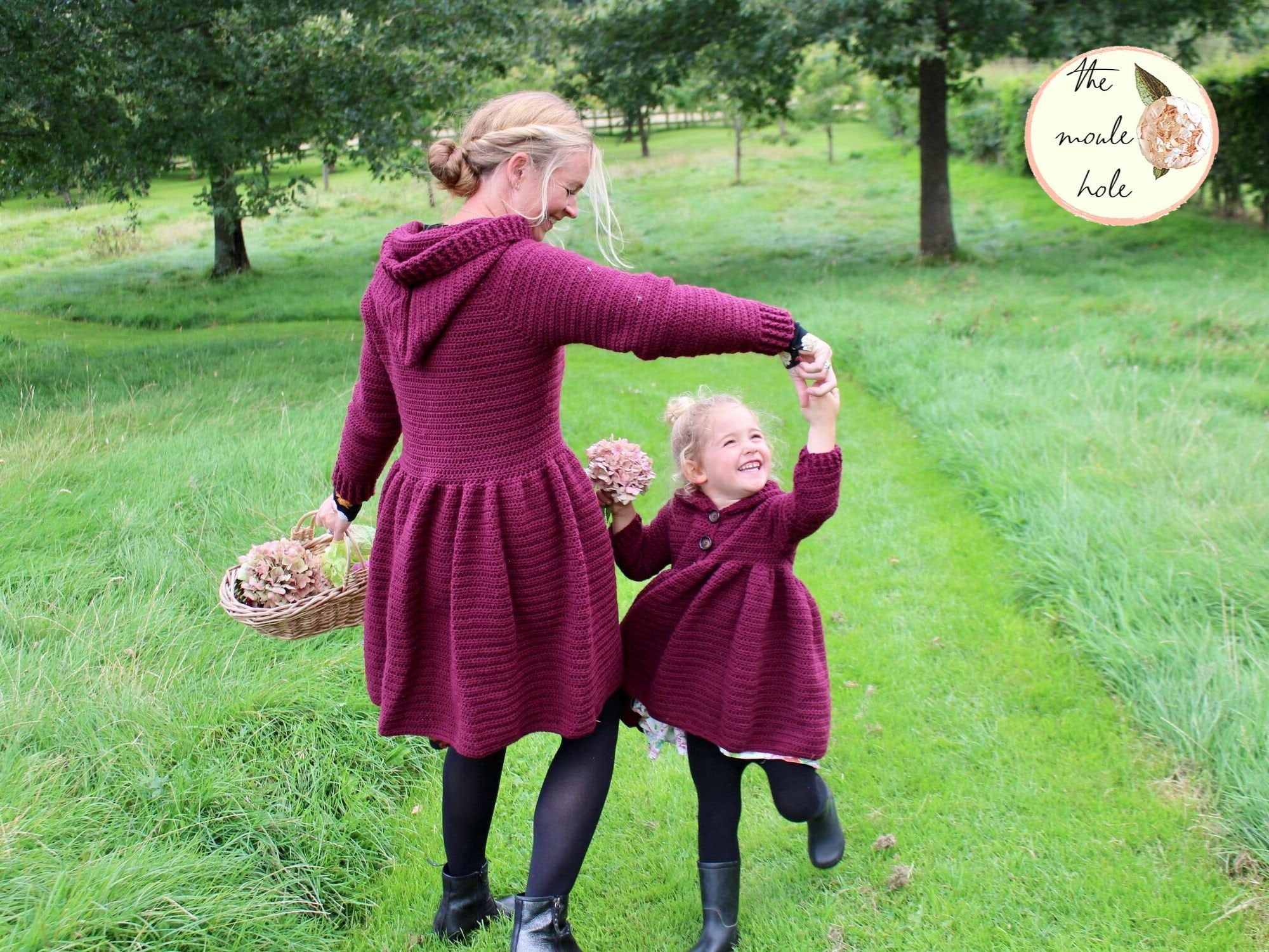 CROCHET PATTERN Pdfmama & Me Magdalena Jacket// Crochet Coat Etsy