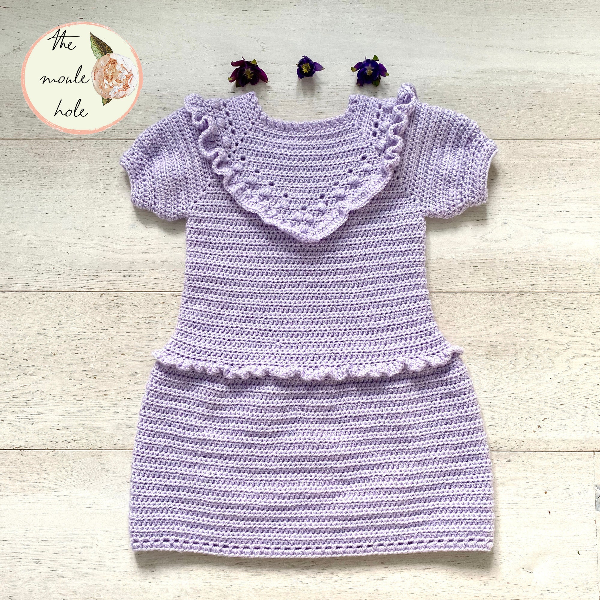 CROCHET PATTERN PDF Sally Sweater Dress 