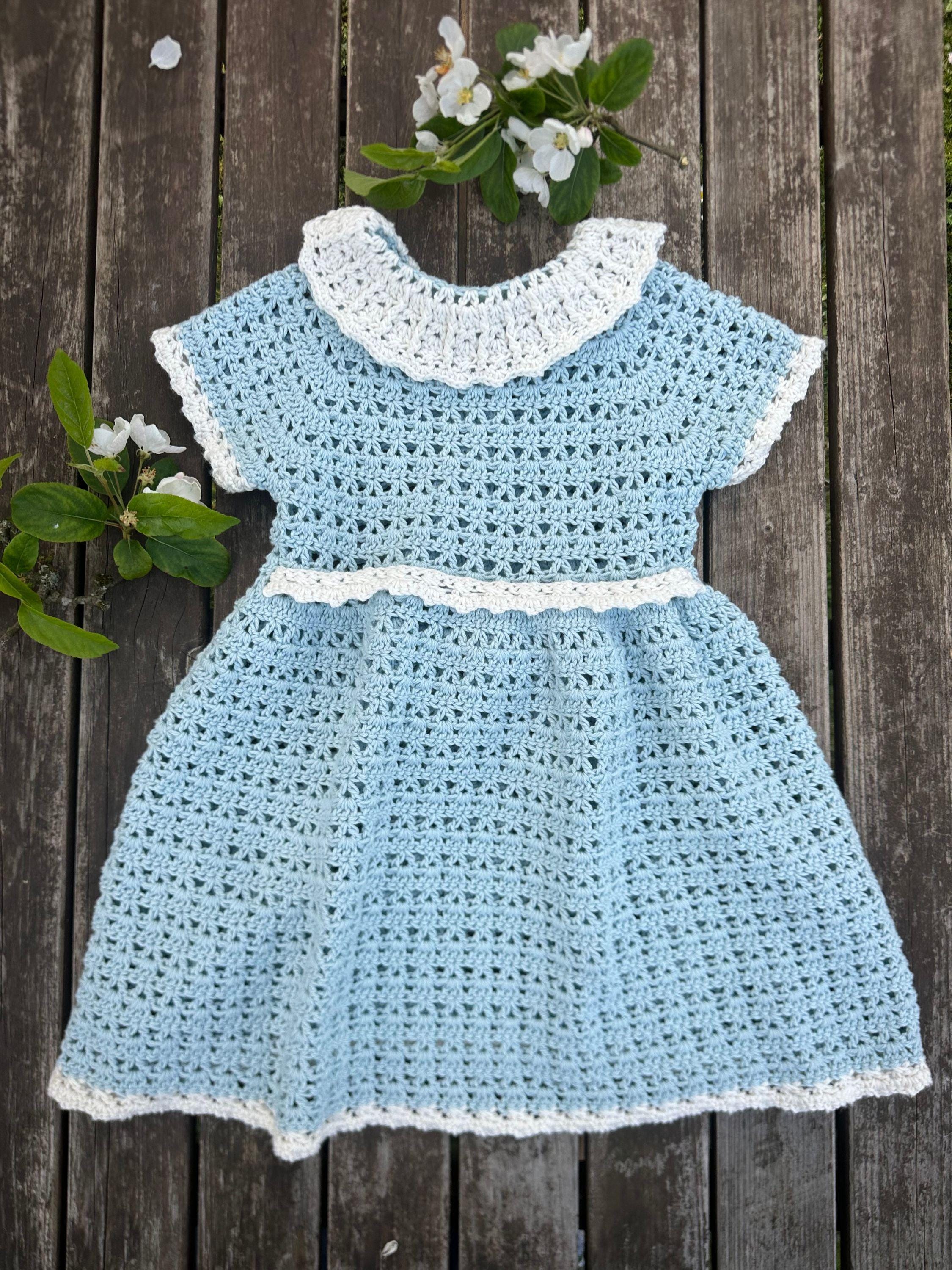 white christmas dresses Emile et Ida Cherry Crochet Collar Dress – Ladida main image 0