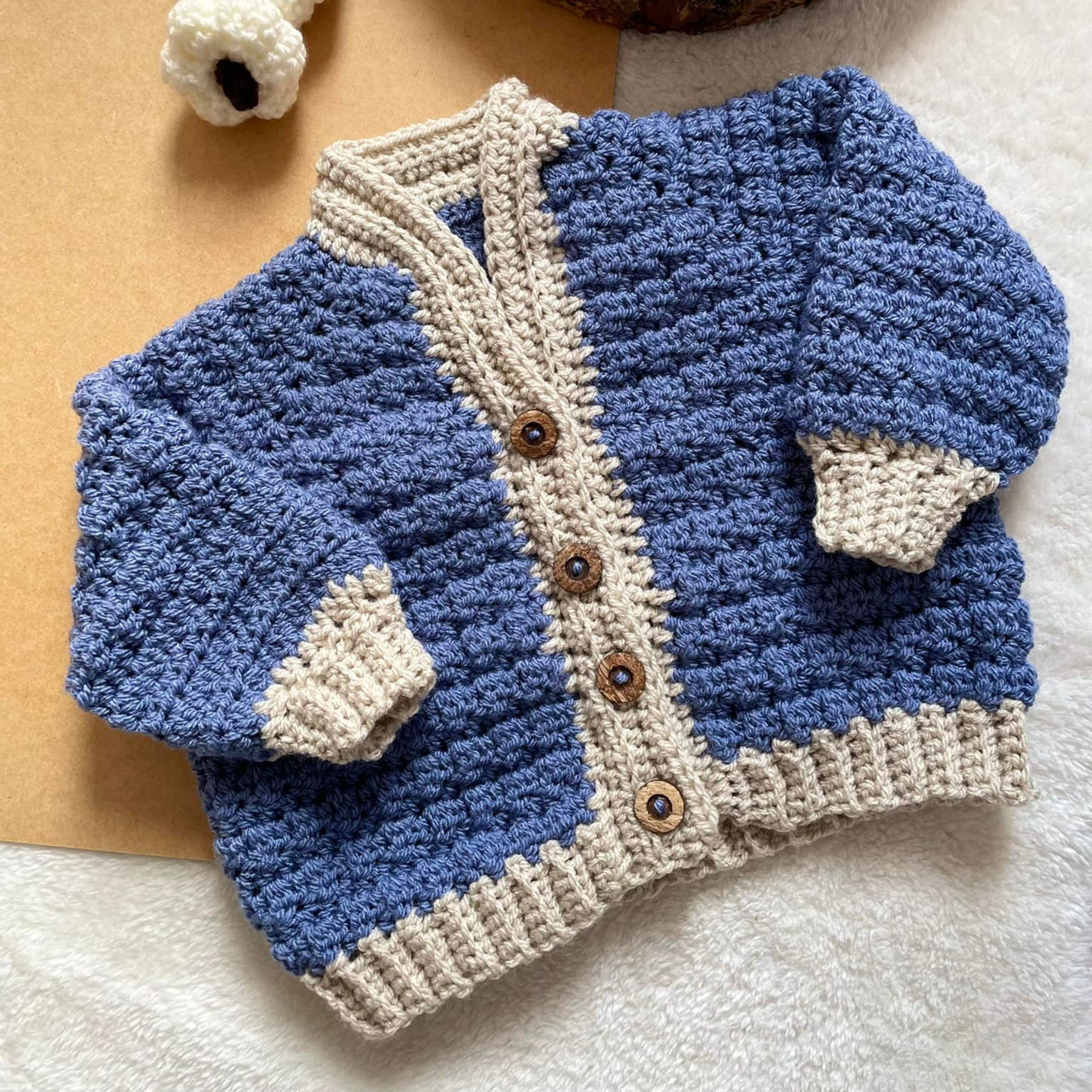 Diddy Cardigan Crochet Pattern | Baby to 12 Years (PDF) - Etsy UK