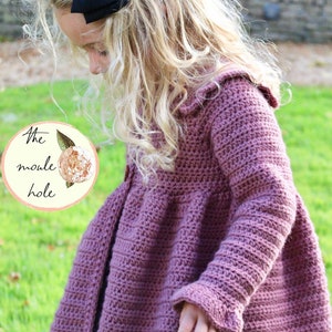 CROCHET JACKET PDF-Jane Jacket//Crochet Sweater Pattern//Crochet Jacket Pattern//Crochet for Girls//Crochet Cardigan Pattern//Crochet Baby image 7