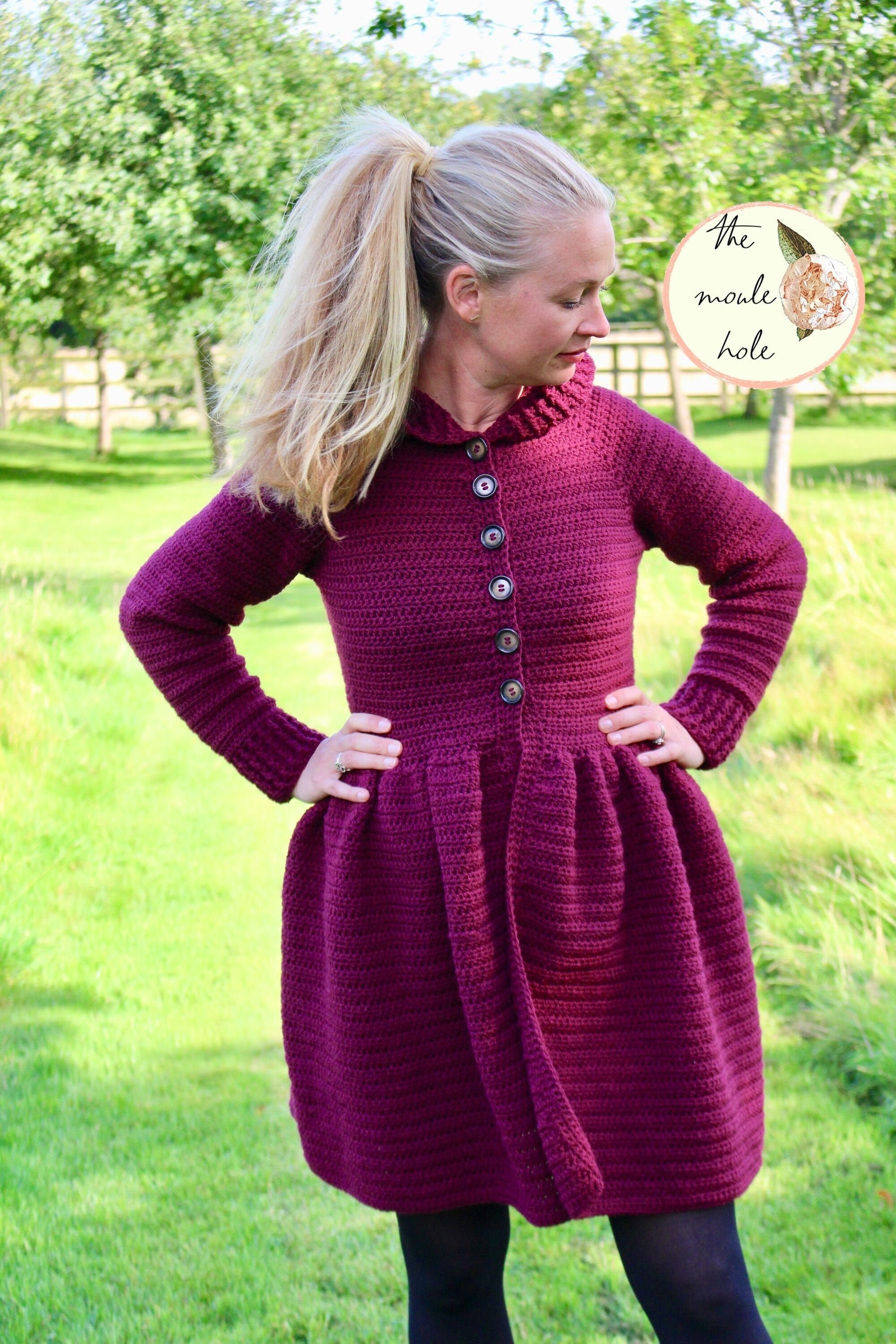 Mama Magdalena Crochet Jacket Pattern: Size Inclusive (PDF Pattern