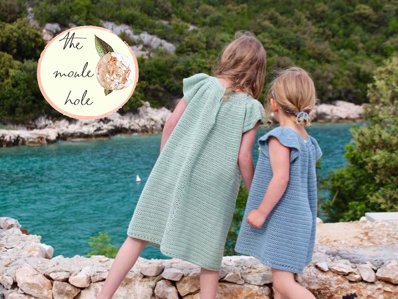 CROCHET PATTERN PDF-The Doli Dress/Summer Crochet Pattern/ Baby Dress/Cotton/ 0-6 Months to 10 Years/ Toddler Pattern/ Cute Crochet/ Baby image 3