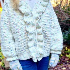 CROCHET PATTERN PDF London Cardigan image 2