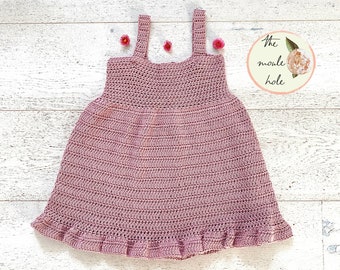 CROCHET PATTERN PDF-Rosalina Dress//Summer Crochet Pattern//Crochet Dress Pattern//Crochet for Girls//Crochet Pattern for Toddler