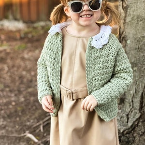 CROCHET PATTERN PDF Betsy Cardigan image 6