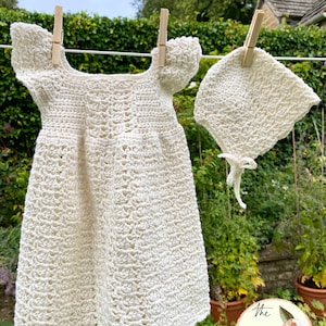 CROCHET PATTERN PDF Marion Dress/ Baby Dress/ Sizes Newborn to 12 years image 7