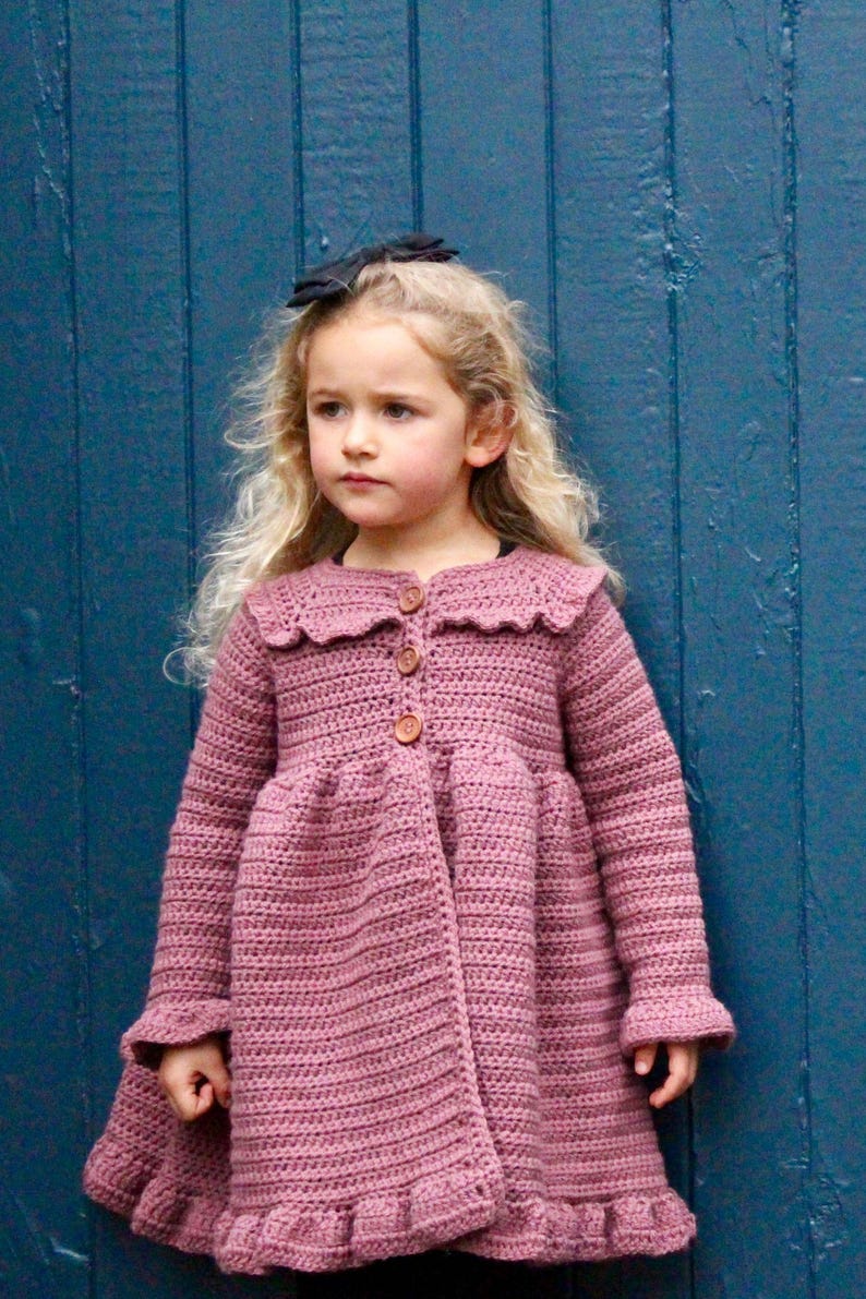 Crochet Girl's Jacket Pattern: Jane Cardigan (PDF) image 1