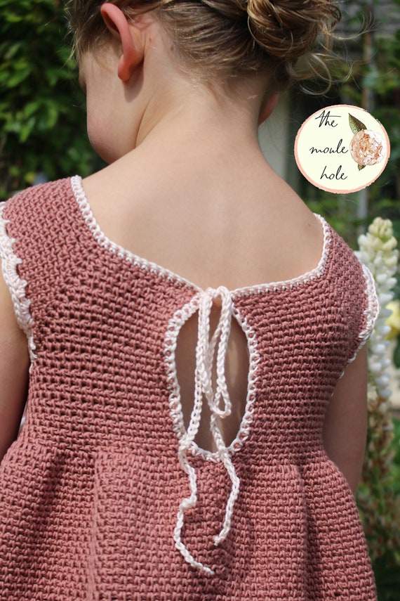 CROCHET PATTERN PDF Sweet Cecilia Dress Baby Dress 6 Months to 10 years Crochet Dress Cute Crochet Baby CrochetCrochet Pattern