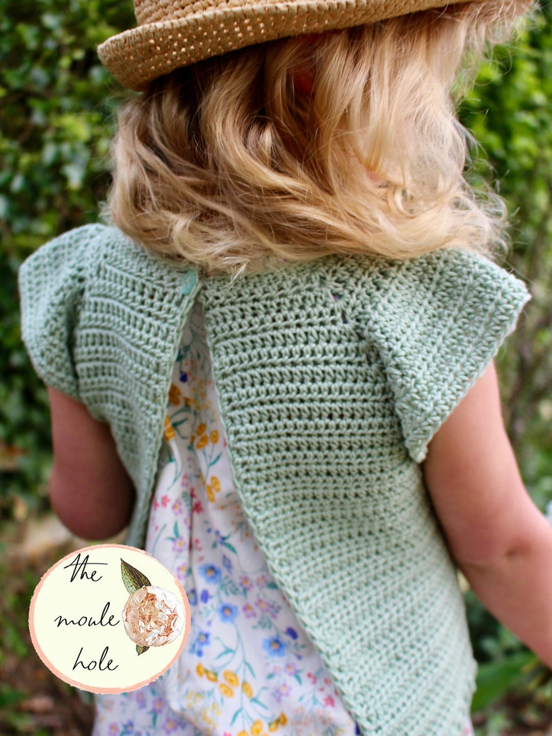 CROCHET PATTERN PDF-The Summer Breeze Top/ Crochet Summer Pattern/ Beginner Crochet Pattern/ Easy/ Crochet for Toddlers/ Crochet Shirt image 3