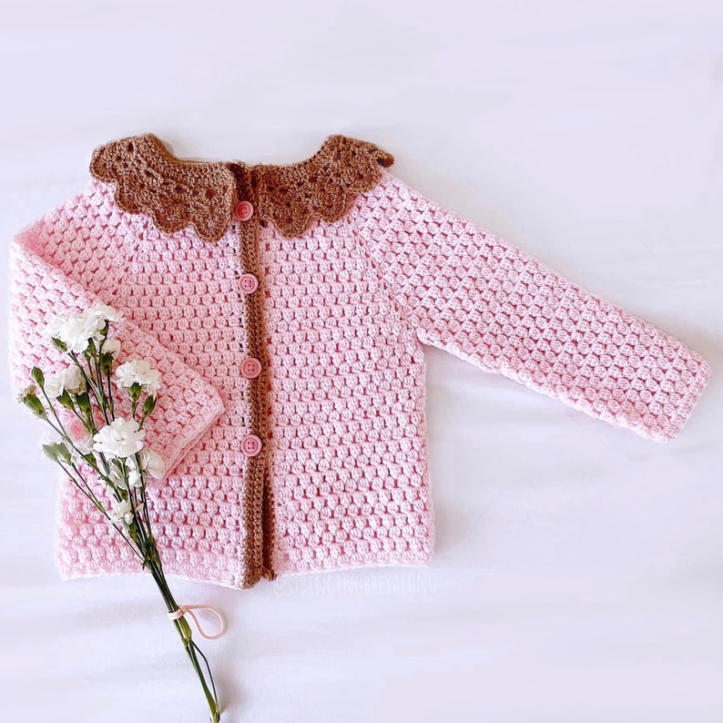 CROCHET PATTERN PDF Betsy Cardigan image 9