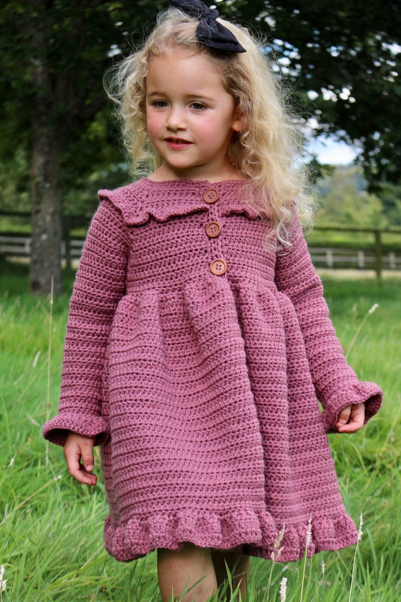Crochet Girl's Jacket Pattern: Jane Cardigan (PDF) image 2
