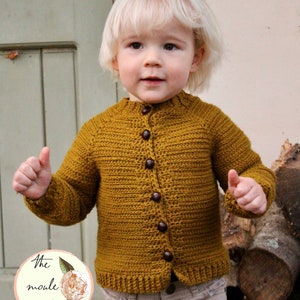 CROCHET PATTERN PDF Cutie Man Cardigan//12 Months to 10 Years //crochet ...