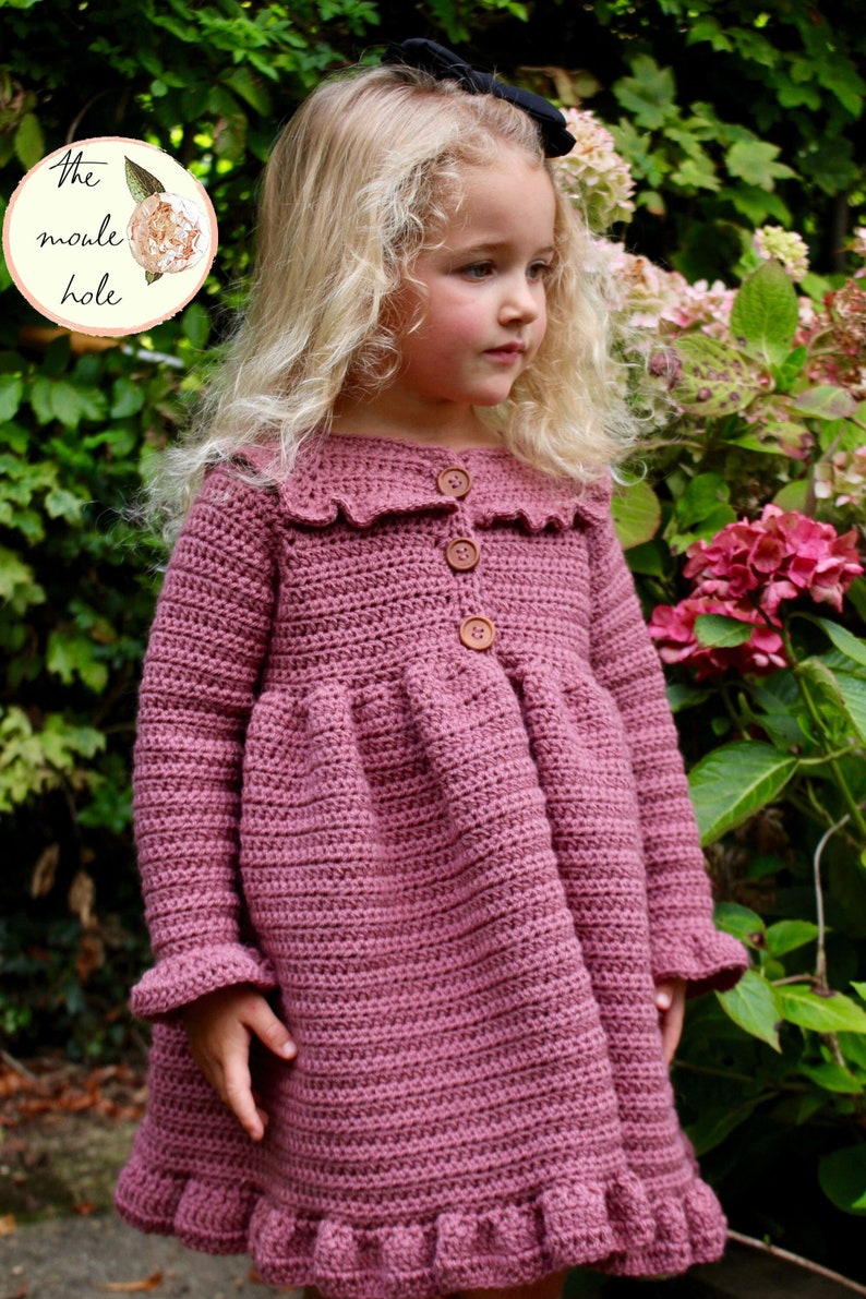 CROCHET JACKET PDF-Jane Jacket//Crochet Sweater Pattern//Crochet Jacket Pattern//Crochet for Girls//Crochet Cardigan Pattern//Crochet Baby image 4