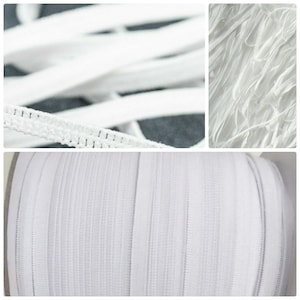Soft Knitted Mask Elastic 7mm Wide Knitted Super Quality Super Soft Feel 20 metres