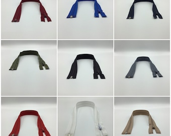 Open End No5 Zips 12 inch - 32 inch Various Colours