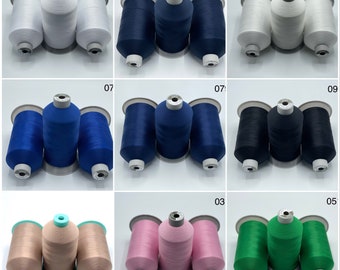 Coats Bulk 80s Polyester Wooly Overlocking Sewing Thread 5000 Metre Cone