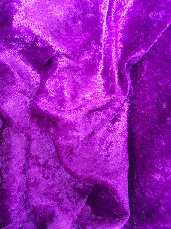 Top Quality Crushed Velvet Fabric Craft Stretch Velour 150 cm Wide Material