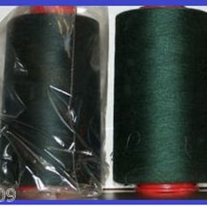 Bottle Green Overlocking Sewing Machine Polyester Thread Four 5000 yard Cones