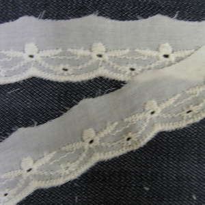 2&quot; White Embroidery Anglaise Lace Trim