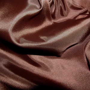 Dark Brown Lining Dress Lining Fabric  Quality Jacket & Dress Lining Material 150cm Wide