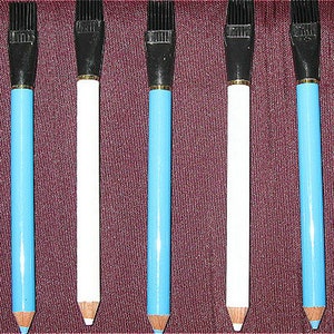TW Sewing Tailors Chalk Pencils With Brush Dressmaker Fabric Japan Made  Water Wash Away VAT 