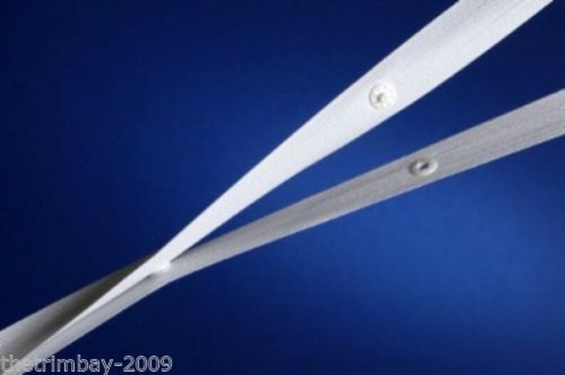 White Popper Tape/ Duvet Press Stud Tape Etsy