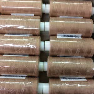 Superstitch 500 yards Single Reel Sewing Machine Polyester Thread  Beige (y773b)