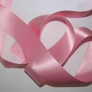 Pink Quality Double Satin Ribbon 3mm Wide X 3 Metres