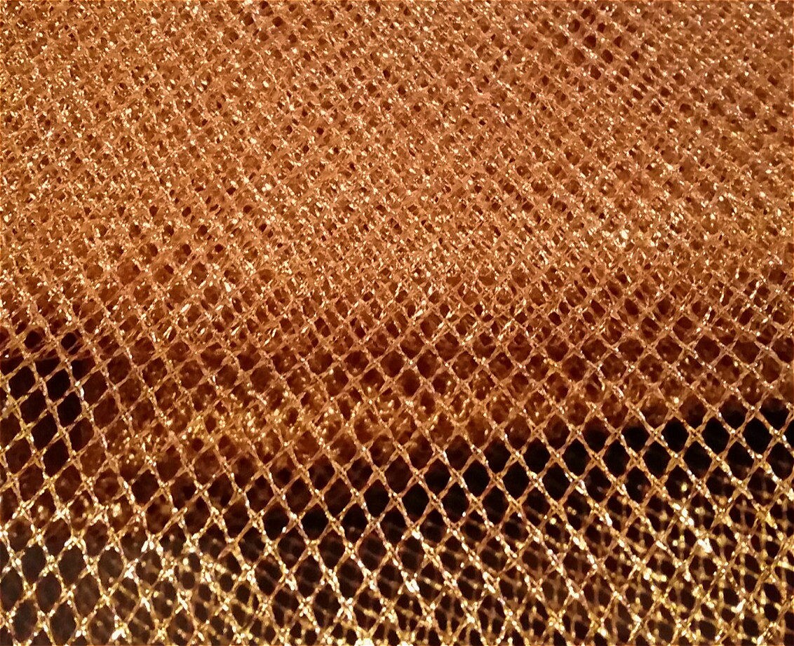 Gold Metallic Tulle Netting Dress Fabric 150cm Wide Etsy