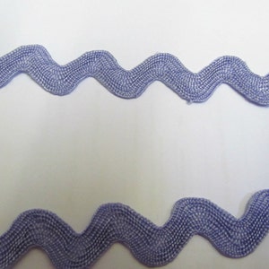 Designer Jumbo Lilac 9mm Ric Rac Braid Trimming 3metres