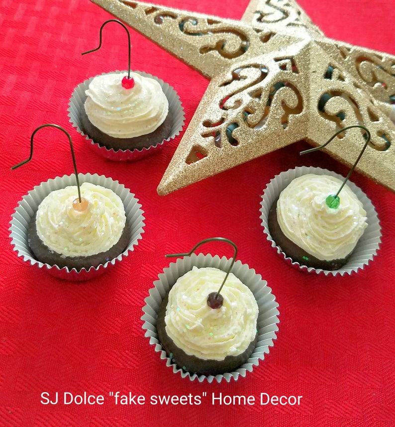 Mini Cupcake Ornaments Tree Hanging Mini Cupcake Ornaments Tree Hanging