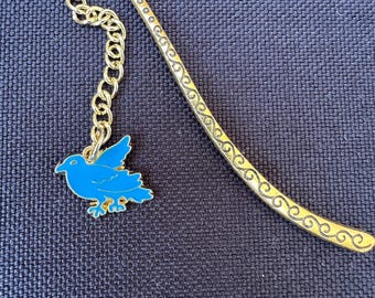 Raven Charm Bookmark
