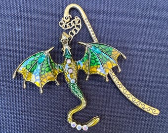 Gold and Green Dragon Bookmark