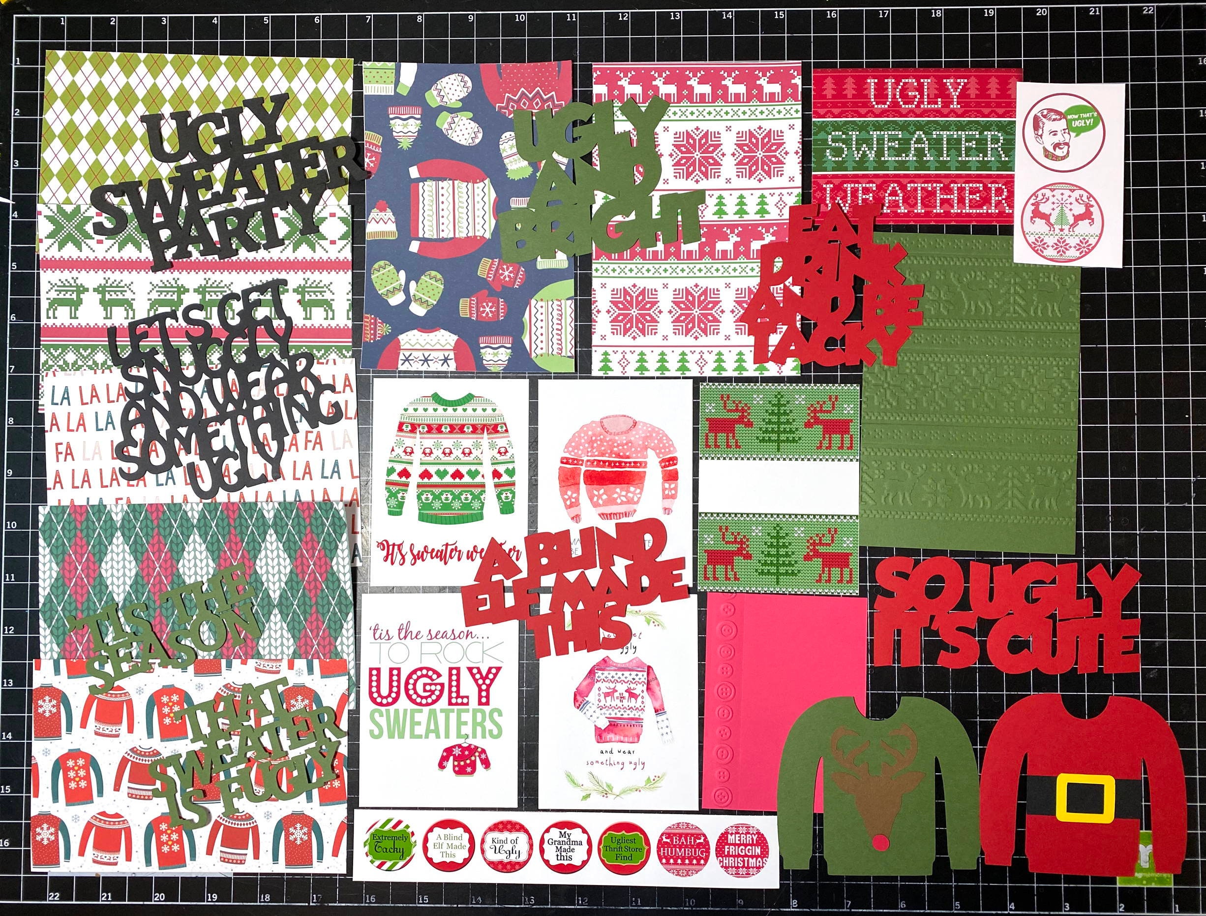 ugly sweater making kit