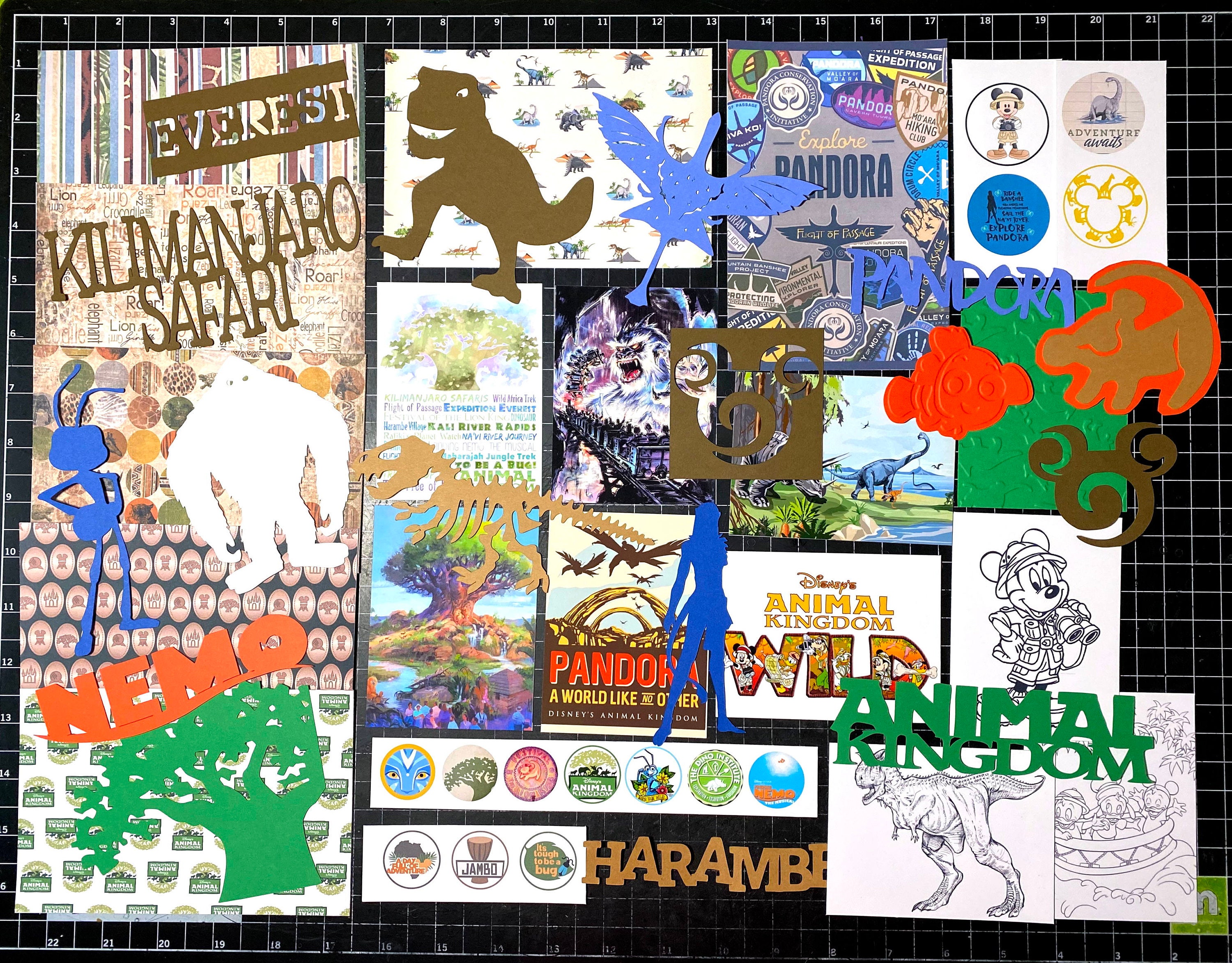 Disney World ANIMAL KINGDOM Scrapbook Kit. Disney Scrapbook - Etsy Disney World ANIMAL KINGDOM Scrapbook Kit. Disney Scrapbook - Etsy