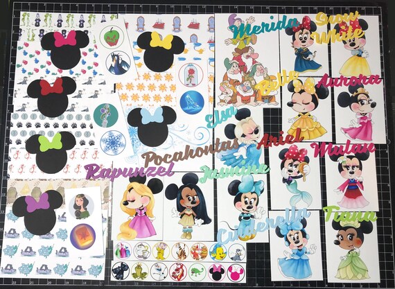 Minnie Mouse Princess Scrapbook Kit 12 Princesses Disney - Etsy Minnie Mouse Princess Scrapbook Kit 12 Princesses Disney - Etsy