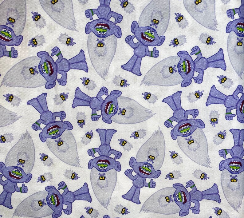 Trolls Fabric Guy Diamond & Tiny Diamond. Trolls World Tour Etsy