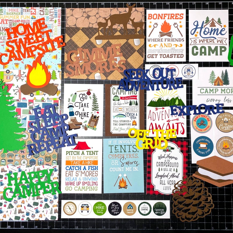Camping Scrapbook - Etsy
