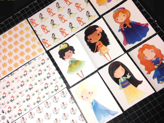 Disney Scrapbooking Stickers - Disney Princess